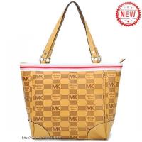 michael kors logo monogram groot geel bakken Producten Kopen 2dsag366